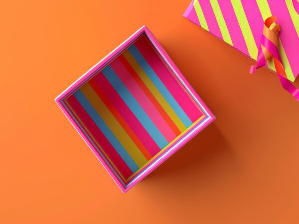 Inove com Cores: O Encanto das Caixas de Papel Coloridas